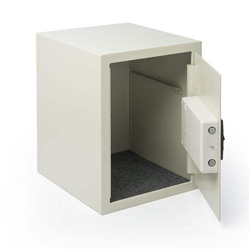 電子金庫(テンキー式・マイナンバー・セキュリティ―・家庭用・鍵式・壁掛け・中棚・43リットル）