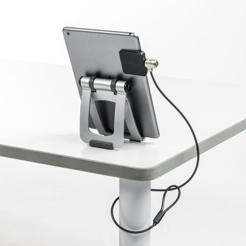 パソコンセキュリティ（セキュリティワイヤー取り付け用パーツ・セキュリティスロットなしガジェット対応アイテム・MacBook用・タブレット用・盗難防止）