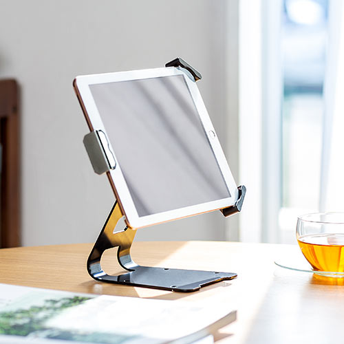 セキュリティワイヤー（iPad Pro12.9インチ・iPad9.7インチ（2018/2017）・iPad mini 4・タブレット・汎用・7.9インチ～13インチ・スタンド）