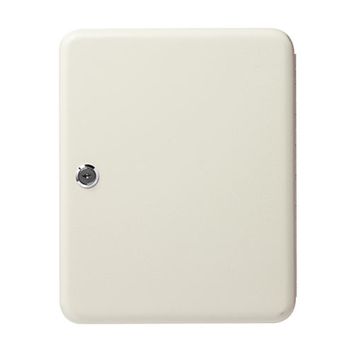 キーボックス（鍵収納ケース・カギ・93個収納・鍵付き・壁固定・タグ付き・キーキャビネット）