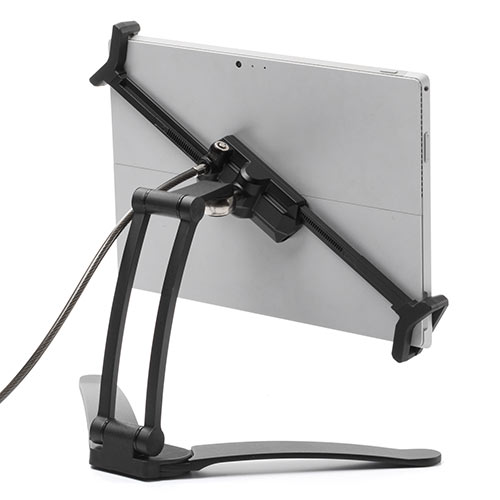 iPad・タブレットセキュリティスタンド（7.9～13インチ対応・角度調整・セキュリティスタンド・壁掛け）