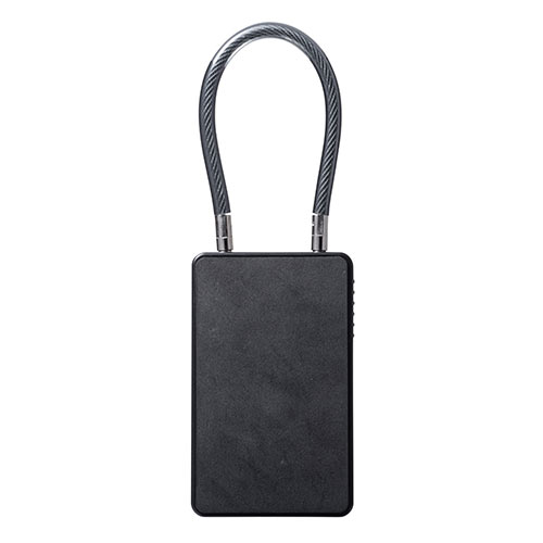 キーボックス（ダイヤル式・ワイヤー・セキュリティ・大型サイズ・玄関・おすすめ・ブラック） SL065BK サンワサプライ