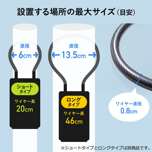 キーボックス（ダイヤル式・ワイヤー・セキュリティ・大型サイズ・玄関・おすすめ・ブラック） SL065BK サンワサプライ