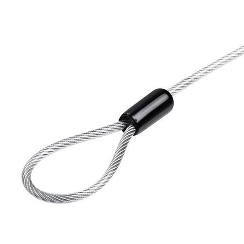 セキュリティワイヤー（Nanoロック・nanoスロット・NanoSaver・セキュリティスロット・盗難防止・シリンダ錠・ワイヤー長2m・マスターキー対応）