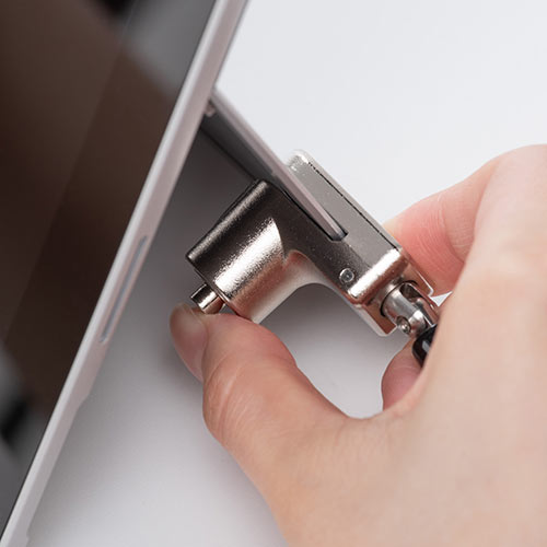 セキュリティワイヤー（Surface専用・シリンダ錠・ワイヤー長1.8m・Surface Pro7/6/2017/4/3/Surface Go2/Surface Go/Surface3）