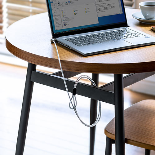 セキュリティワイヤー（超小型シリンダ・3×7mmスロット・小型シリンダ・約1.5m）