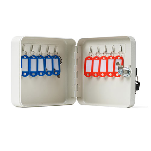 キーボックス（鍵収納ケース 10本収納 壁固定 タグ付き オフィス