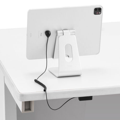 セキュリティアラーム（アラーム付きセキュリティワイヤー・両面テープ固定・電池式・パソコン盗難防止・iPad・タブレット）