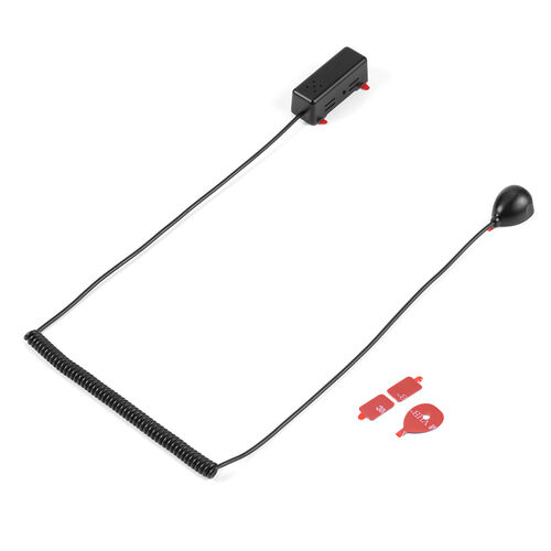 セキュリティアラーム（アラーム付きセキュリティワイヤー・両面テープ固定・電池式・パソコン盗難防止・iPad・タブレット）