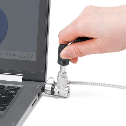 セキュリティワイヤー（セキュリティ・ケンジントン・ノーブルロック・ナノセーバー・シリンダ錠・ワイヤー長2m）