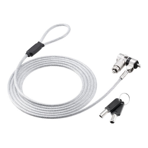 セキュリティワイヤー（セキュリティ・ケンジントン・ノーブルロック・ナノセーバー・シリンダ錠・ワイヤー長2m）