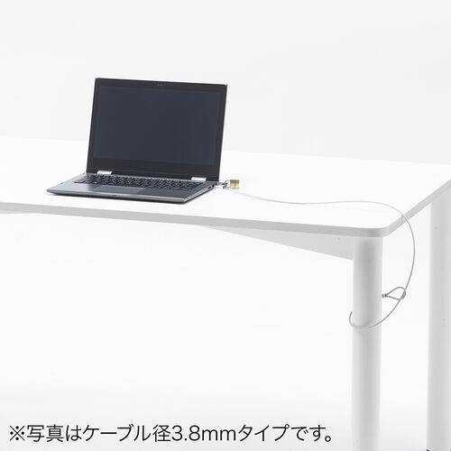 セキュリティ（セキュリティワイヤ・直径2.2mm・長さ1m）