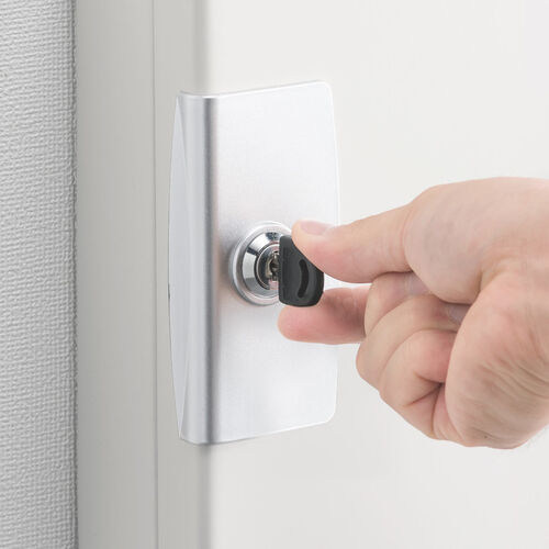 大容量鍵ボックス（キーボックス・キーケース・取っ手付き・大容量・壁掛け対応可能・鍵付き・56本収納可能）