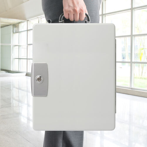 大容量鍵ボックス（キーボックス・キーケース・取っ手付き・大容量・壁掛け対応可能・鍵付き・80本収納可能）