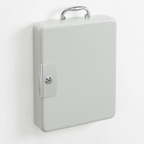 大容量鍵ボックス（キーボックス・キーケース・取っ手付き・大容量・壁掛け対応可能・鍵付き・80本収納可能）