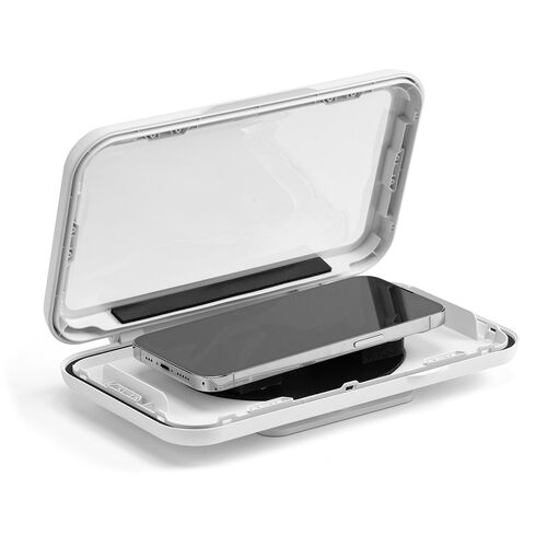 防水ケース（壁掛け・スマホ用・ハードタイプ・6.8インチ対応・回転・着脱簡単・IPX5・スタンド・お風呂・キッチン・浴室・洗面所・iPhone15 14 13 SE・Android） SPC032WP