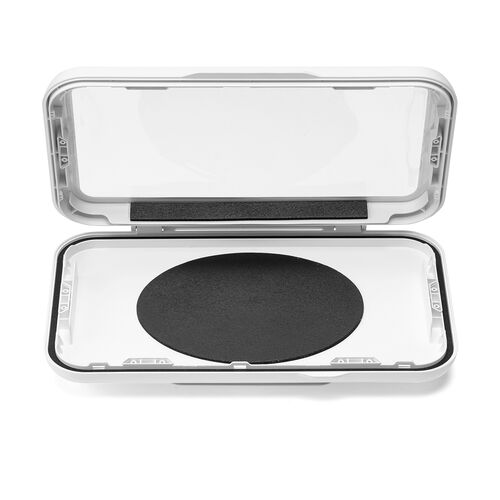 防水ケース（壁掛け・スマホ用・ハードタイプ・6.8インチ対応・回転・着脱簡単・IPX5・スタンド・お風呂・キッチン・浴室・洗面所・iPhone15 14 13 SE・Android） SPC032WP