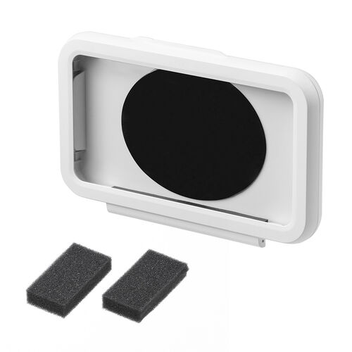 防水ケース（壁掛け・スマホ用・ハードタイプ・6.8インチ対応・回転・着脱簡単・IPX5・スタンド・お風呂・キッチン・浴室・洗面所・iPhone15 14 13 SE・Android） SPC032WP