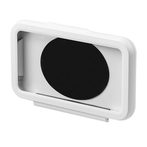 防水ケース（壁掛け・スマホ用・ハードタイプ・6.8インチ対応・回転・着脱簡単・IPX5・スタンド・お風呂・キッチン・浴室・洗面所・iPhone15 14 13 SE・Android） SPC032WP