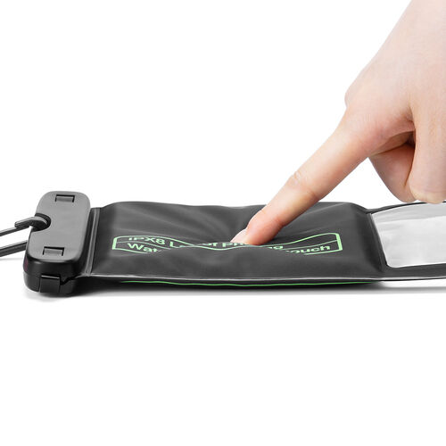 防水ケース（水に浮く・9インチ対応・完全防水・IPX8・ストラップ付・iPhone15・iPhone14・iPhone13・SE・Android用・お風呂・海・プール・首かけ・水中撮影・ソフトケース）