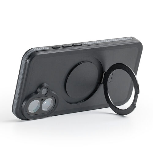 iPhone17 防水ハードケース（耐衝撃・IP68・防塵・MIL規格・衝撃吸収・MagSafe対応・簡易スタンド機能・ワイヤレス充電・全面保護・完全防水）