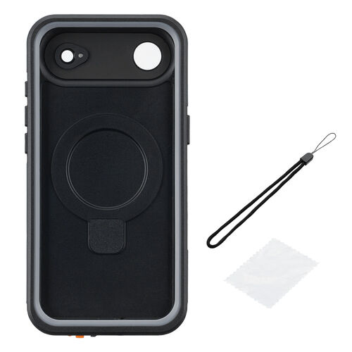 iPhoneAir 防水ハードケース（耐衝撃・IP68・防塵・MIL規格・衝撃吸収・MagSafe対応・簡易スタンド機能・ワイヤレス充電・全面保護・完全防水）