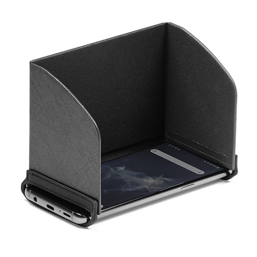 iPhone・スマートフォン用遮光フード（サンシェード・屋外用・日焼けフード・日光時見やすく・Mサイズ）