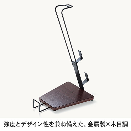 ダイソン用スタンド（SV18/V11/V10/V8対応・掃除機スタンド・ハンディクリーナースタンド・アタッチメント設置対応・金属製）