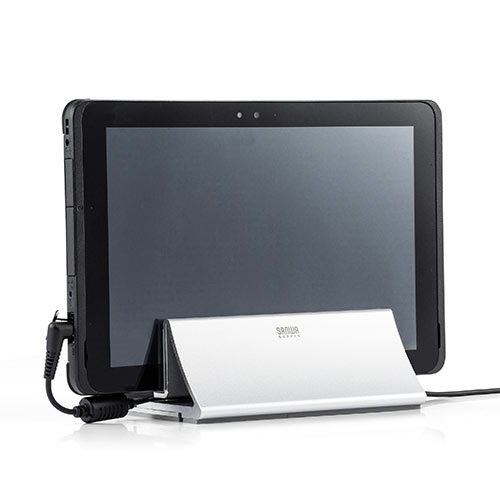 ノートパソコンスタンド（クラムシェルスタンド・MacBook・アルミ・スマホスタンド・縦置き・幅調節可）