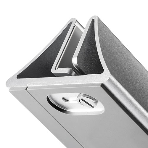 ノートパソコンスタンド（クラムシェルスタンド・MacBook・アルミ・スマホスタンド・縦置き・幅調節可）