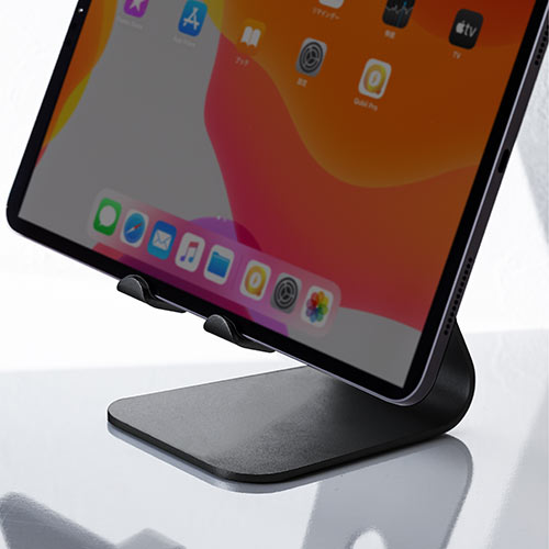 アルミスタンド（iPad・タブレット・無段階角度調整・ケース対応・4