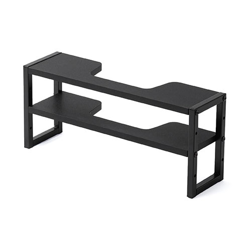 ディスプレイ裏収納ラック（モニター裏収納・棚・配線・ルーター・ちょい置き・幅48.2cm・2段・22インチ以上向け）