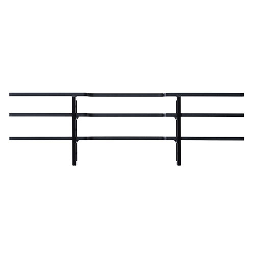 ディスプレイ裏収納ラック（モニタ裏収納ラック・棚・配線・ルーター・ちょい置き・幅100cm・3段・22インチ以上のモニター向け）