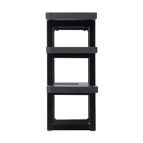 ディスプレイ裏収納ラック（モニタ裏収納ラック・棚・配線・ルーター・ちょい置き・幅100cm・3段・22インチ以上のモニター向け）