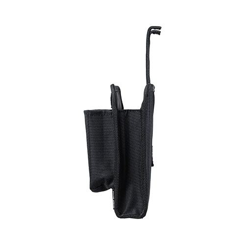 ディスプレイ裏収納背面ポケット（テレビ裏収納・モニター裏収納・A4収納対応・幅33.5cm・小物入れ・Lサイズ・ブラック）