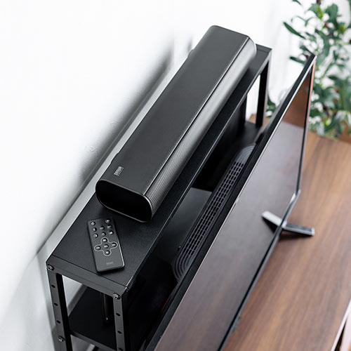 ディスプレイ裏収納ラック（モニター裏収納・棚・配線・ルーター・ちょい置き・幅60cm・高さ51cm・3段・22インチ以上向け）