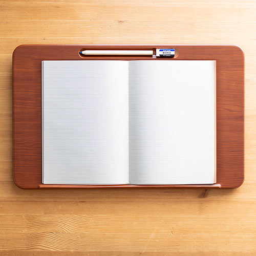 学習台（リビング学習・入学祝い・プレゼント・ライティングボード・ノートパソコンスタンド・木製・姿勢矯正・子供・学習補助・ペントレー付き） STN059 サンワサプライ