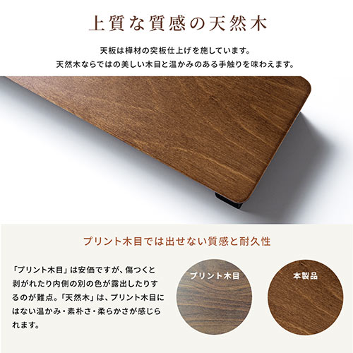 モニター下収納スタンド（幅50cm 奥行12cm 天然木 スチール製 小物置き台 机上ラック 机上台 机上整理 小物置き 飾り棚）