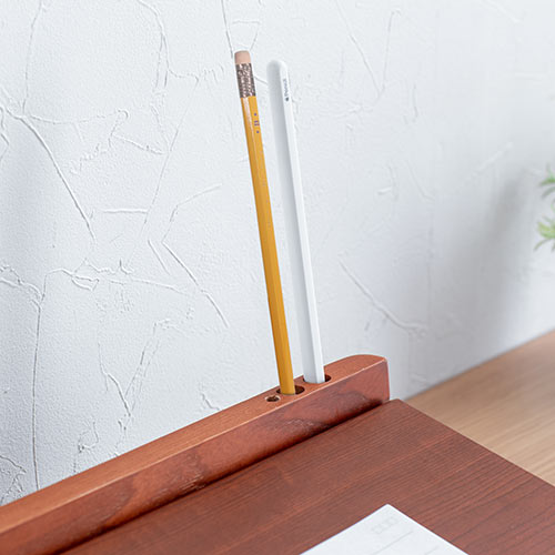 木製学習台（教科書 タブレットスタンド付き・ペン立て付き・卓上傾斜台・書見台・筆記台・ライティングボード）