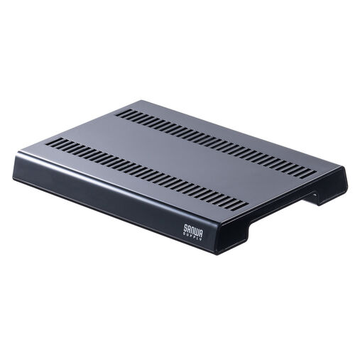 タブレット・スマートフォン用スタンド（整理整頓グッズ・10台収納・連結可能・ブラック）