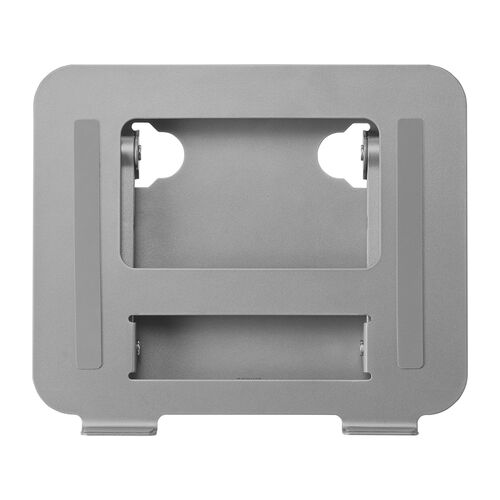 ノートパソコンスタンド（角度・高さ無段階調整タイプ・折りたたみ可能・姿勢改善・タブレットスタンド・スチール製・マグネット製品対応）