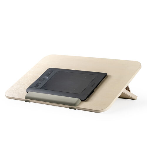 学習台（傾斜台・卓上・6段階角度調整・ワイドタイプ・姿勢改善・iPad・絵描き・ノートPC・タブレット・学習ボード・ライティングボード・リビング学習・動画視聴・読書）