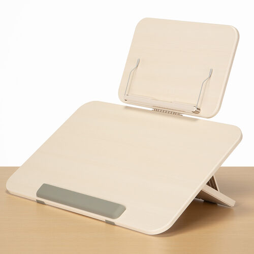 学習台（傾斜台・卓上・6段階角度調整・2層タイプ・ブックスタンド付き・姿勢改善・iPad・絵描き・ノートPC・タブレット・学習ボード・ライティングボード・リビング学習・動画視聴・読書）