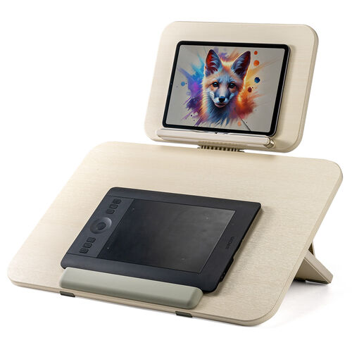 学習台（傾斜台・卓上・6段階角度調整・2層タイプ・ブックスタンド付き・姿勢改善・iPad・絵描き・ノートPC・タブレット・学習ボード・ライティングボード・リビング学習・動画視聴・読書）