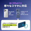 スマホスタンド（MagSafe対応・両面マグネット・携帯リング・折りたたみ・スマホホルダー・360度調整・片手操作・磁気吸着・iPhone/Android・メタルリング付属・ホワイト）