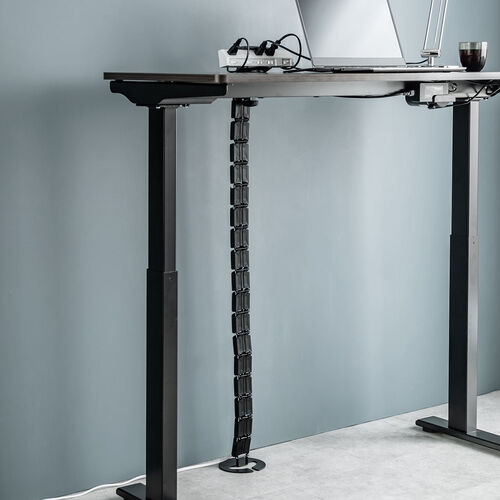 ケーブルカバー（タップホルダー付き・昇降デスク用・クランプ式