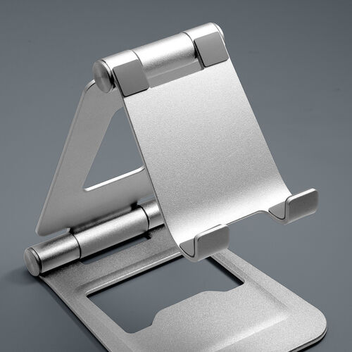 タブレットスタンド（折りたたみ式 ・アルミ製・無段階・角度