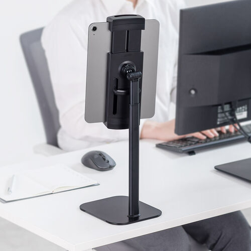 モバイルモニタースタンド（据え置き・17.3インチ・16インチ・15.8インチ・15.6インチ・360°回転・伸縮アーム・モバイルディスプレイ・iPad・タブレット）
