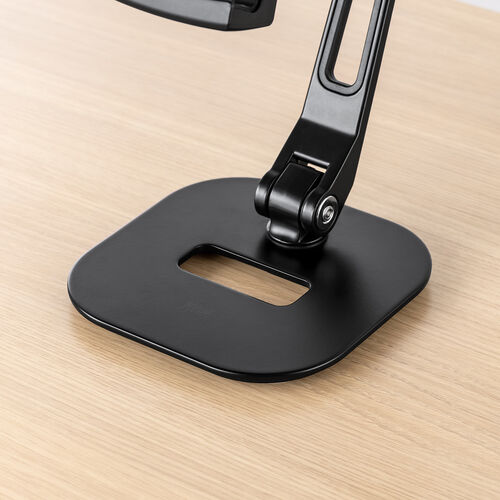 モバイルモニタースタンド（据え置き・17.3インチ・16インチ・15.8インチ・15.6インチ・360°回転・3関節アーム・高さ・角度調整 モバイルディスプレイ iPad タブレット