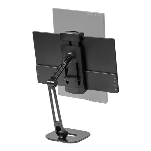 モバイルモニタースタンド（据え置き・17.3インチ・16インチ・15.8インチ・15.6インチ・360°回転・3関節アーム・高さ・角度調整 モバイルディスプレイ iPad タブレット